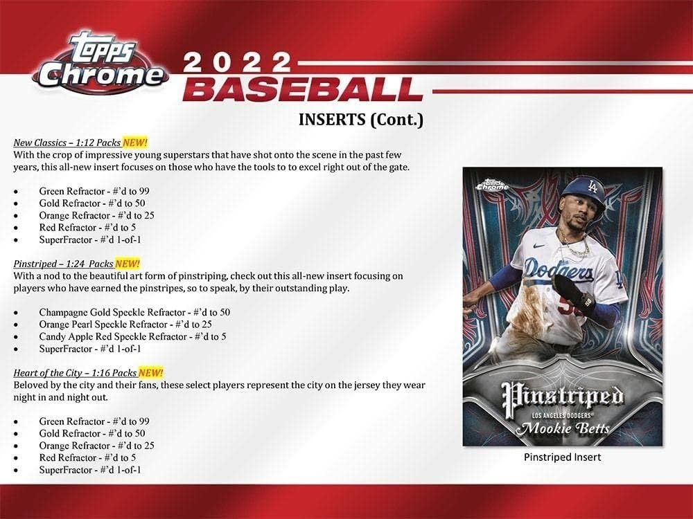 2022 Topps Chrome Baseball Mega Box