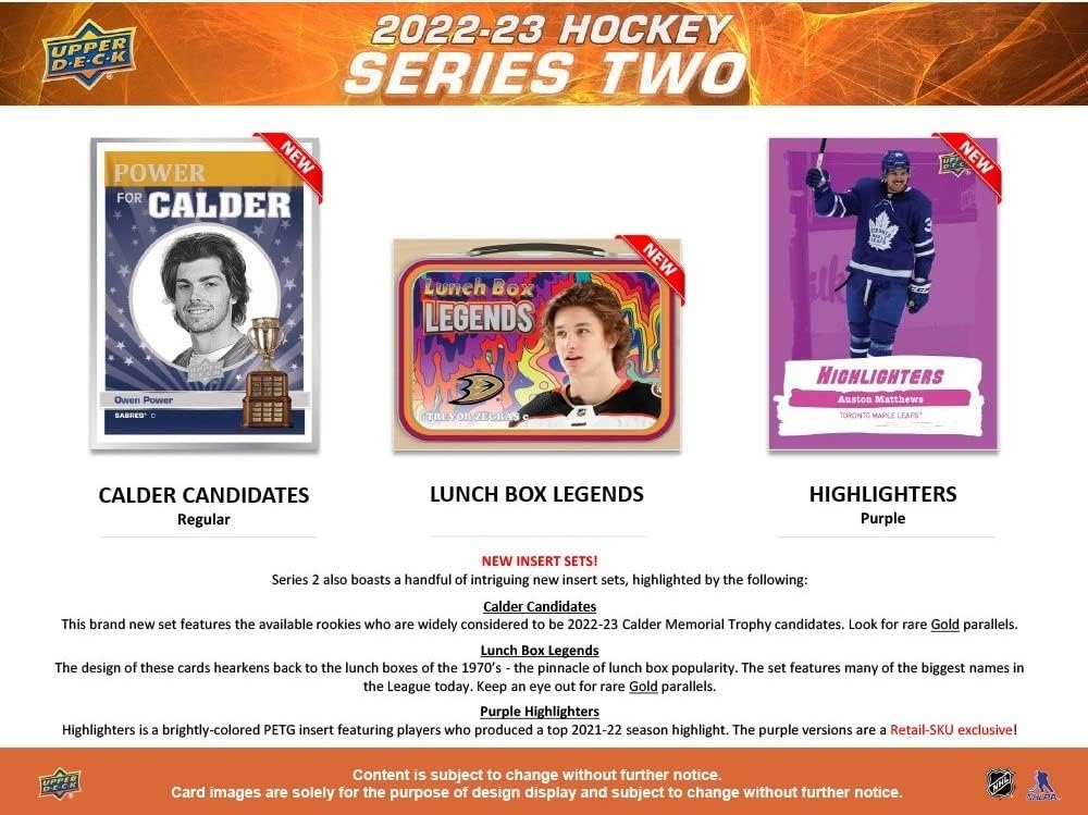 2022/23 Upper Deck Series 2 Hockey Retail 24-Pack Box