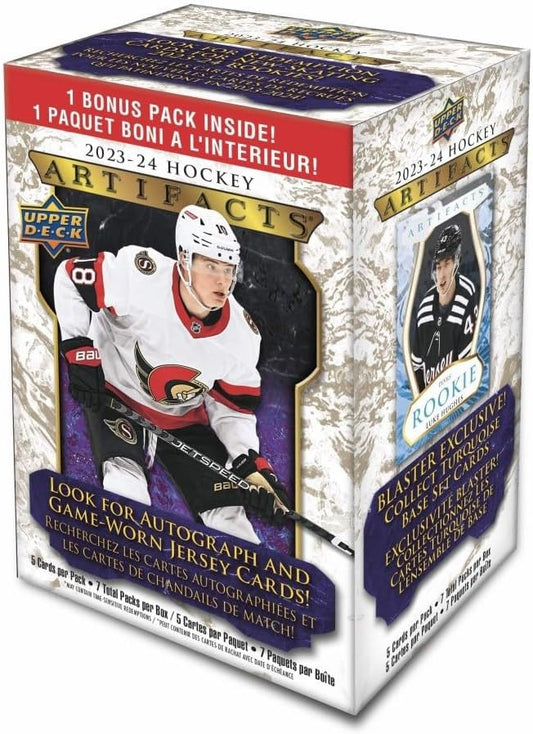 2023/24 Upper Deck Artifacts Hockey 7-Pack Blaster Box