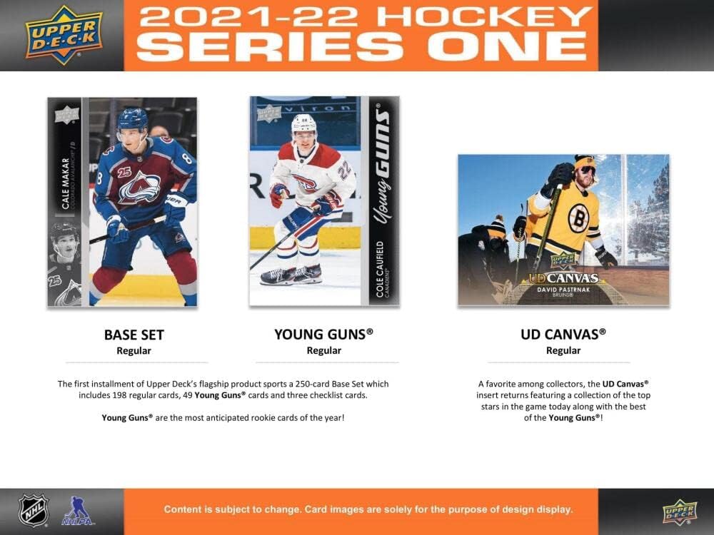 2021/22 Upper Deck Series 1 Hockey 6-Pack Blaster Box