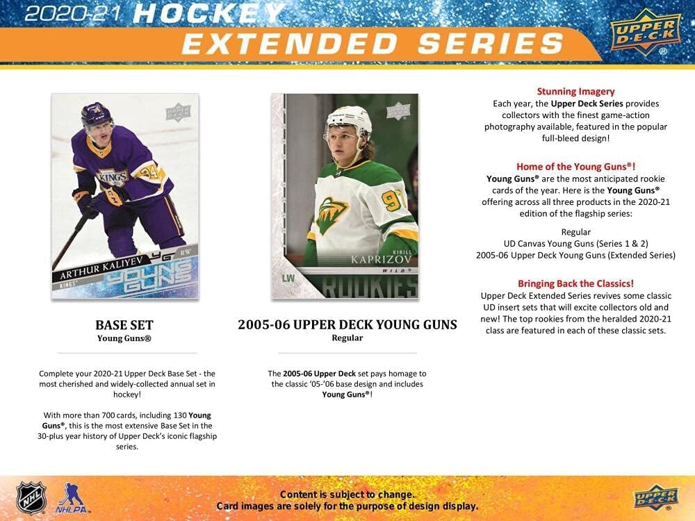 2020/21 Upper Deck Extended Series Hockey 24-Pack Retail Box