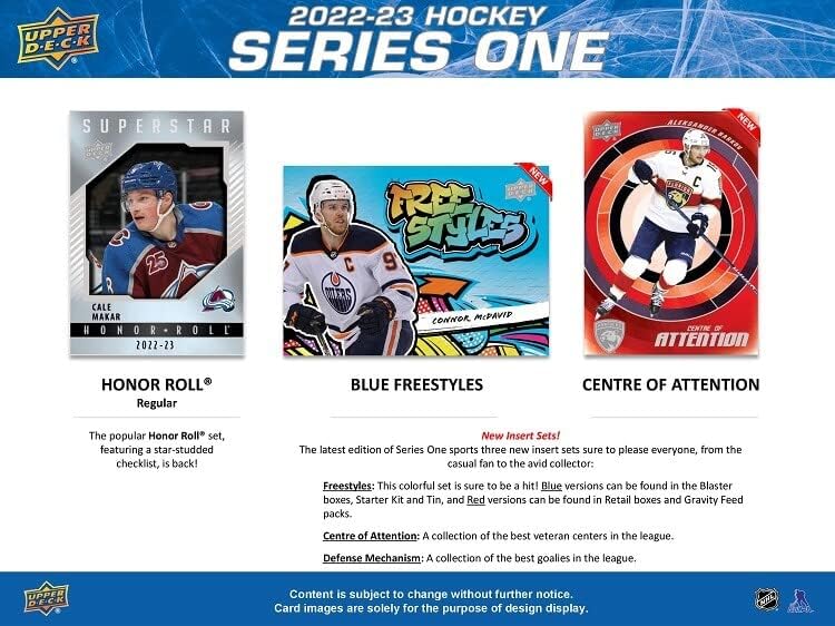 2022/23 Upper Deck Series 1 Hockey Tin