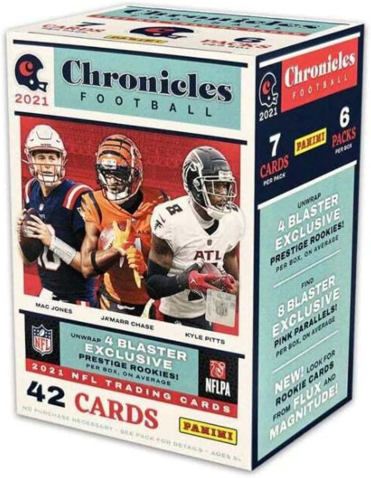 2021 Panini Chronicles Football 6-Pack Blaster Box (Prestige Rookies!)