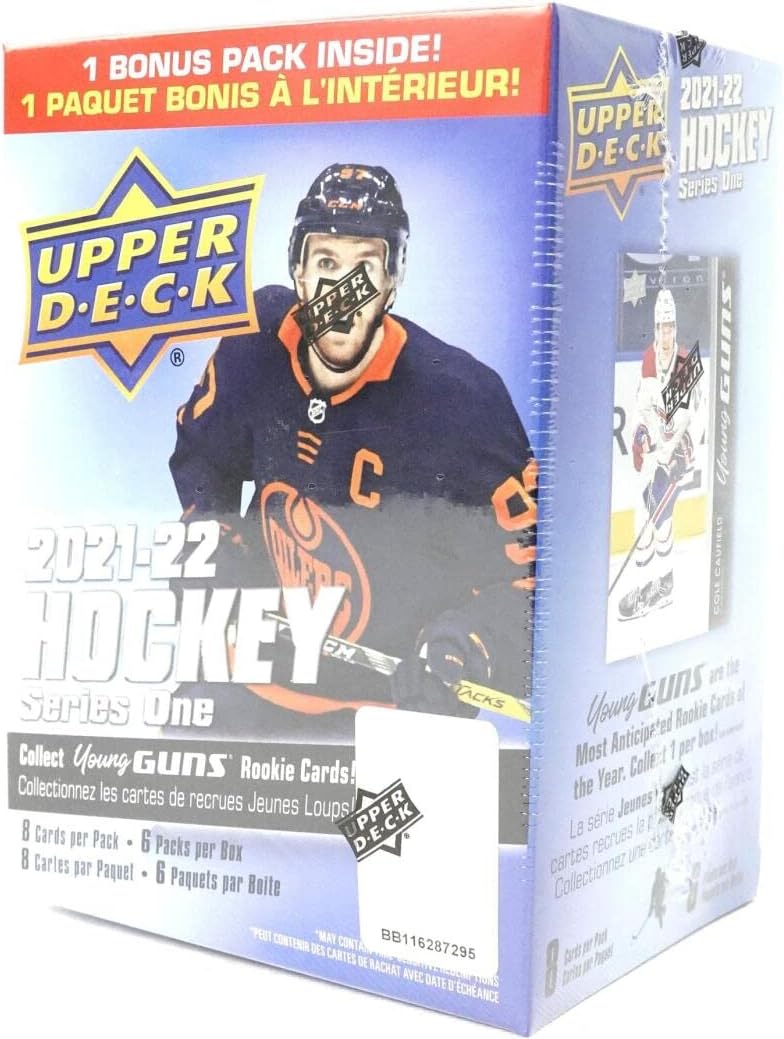 2021/22 Upper Deck Series 1 Hockey 6-Pack Blaster Box