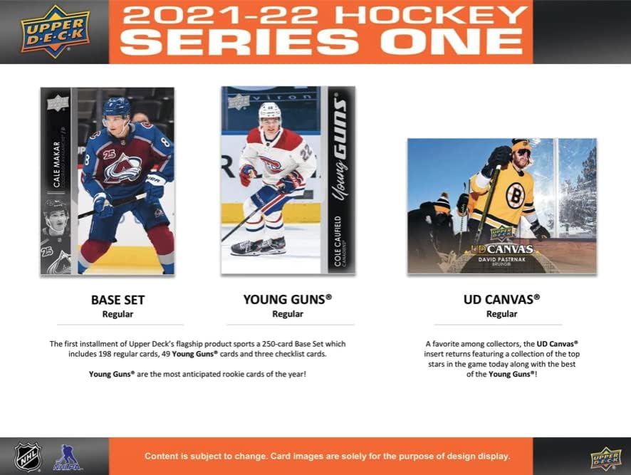 2021/22 Upper Deck Series 1 Hockey Retail 24-Pack Box