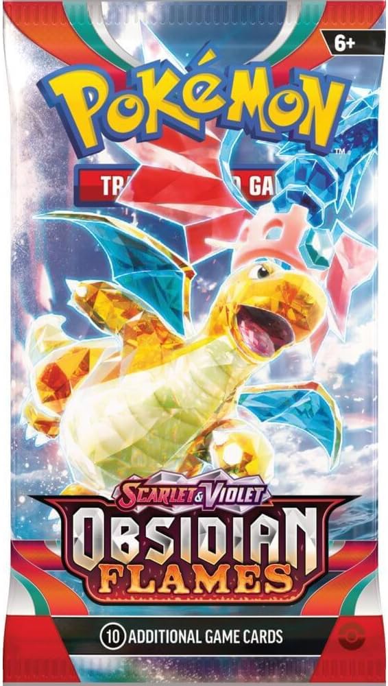 Pokemon Scarlet & Violet 3 Obsidian Flames Booster pack - 10 cards per pack