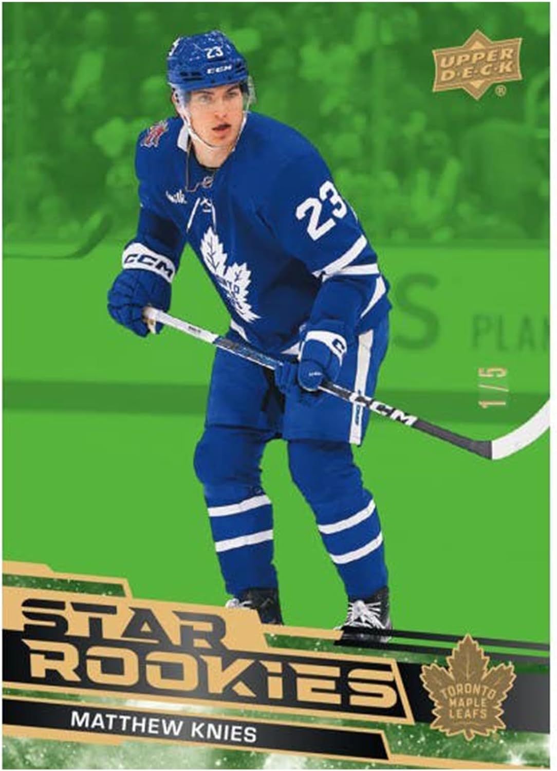 Upper Deck 2023-24 NHL Star Rookies Box Set of Hockey Cards (Complete 25-Card Base Set + 1 Base Set Parallel)