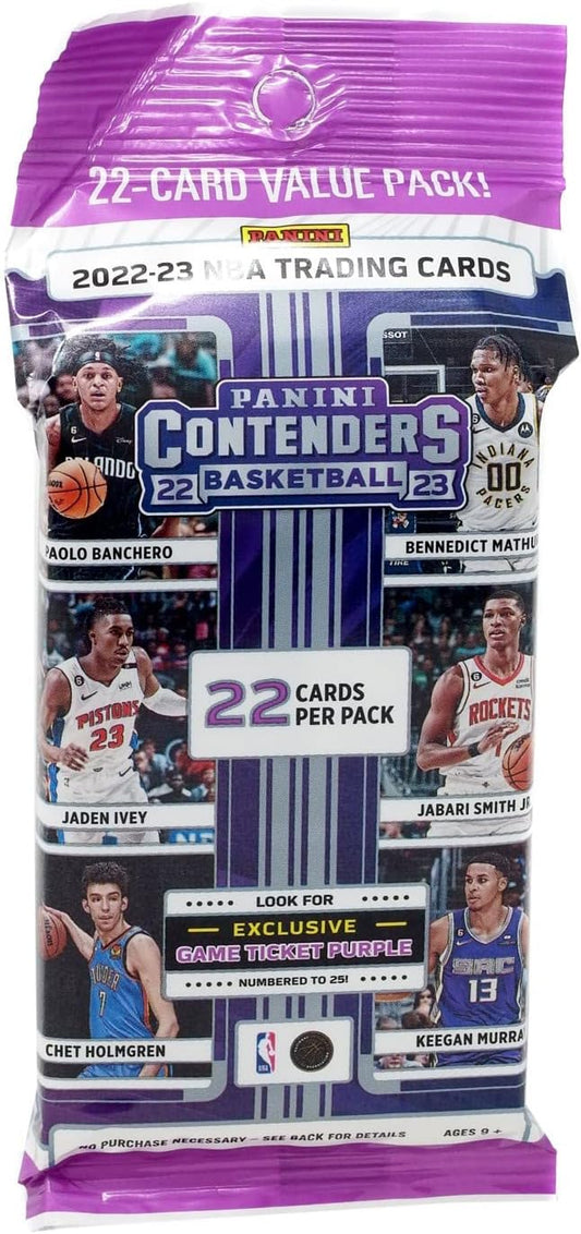 2022/23 Panini Contenders Basketball Jumbo Value Pack