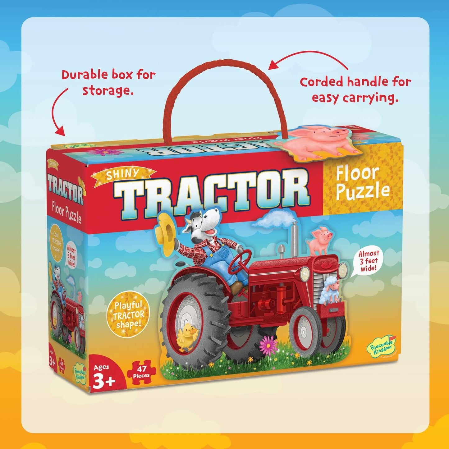 FLOOR PUZZLE TRACTOR