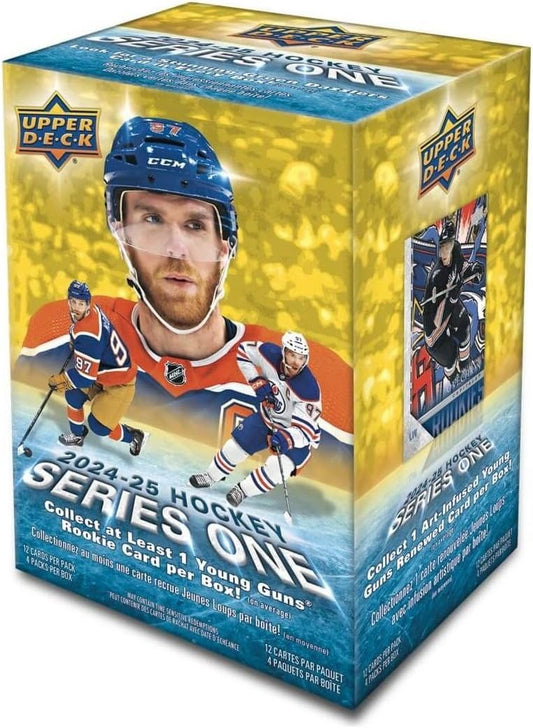 2024/25 Upper Deck Series 1 Hockey 4-Pack Blaster Box