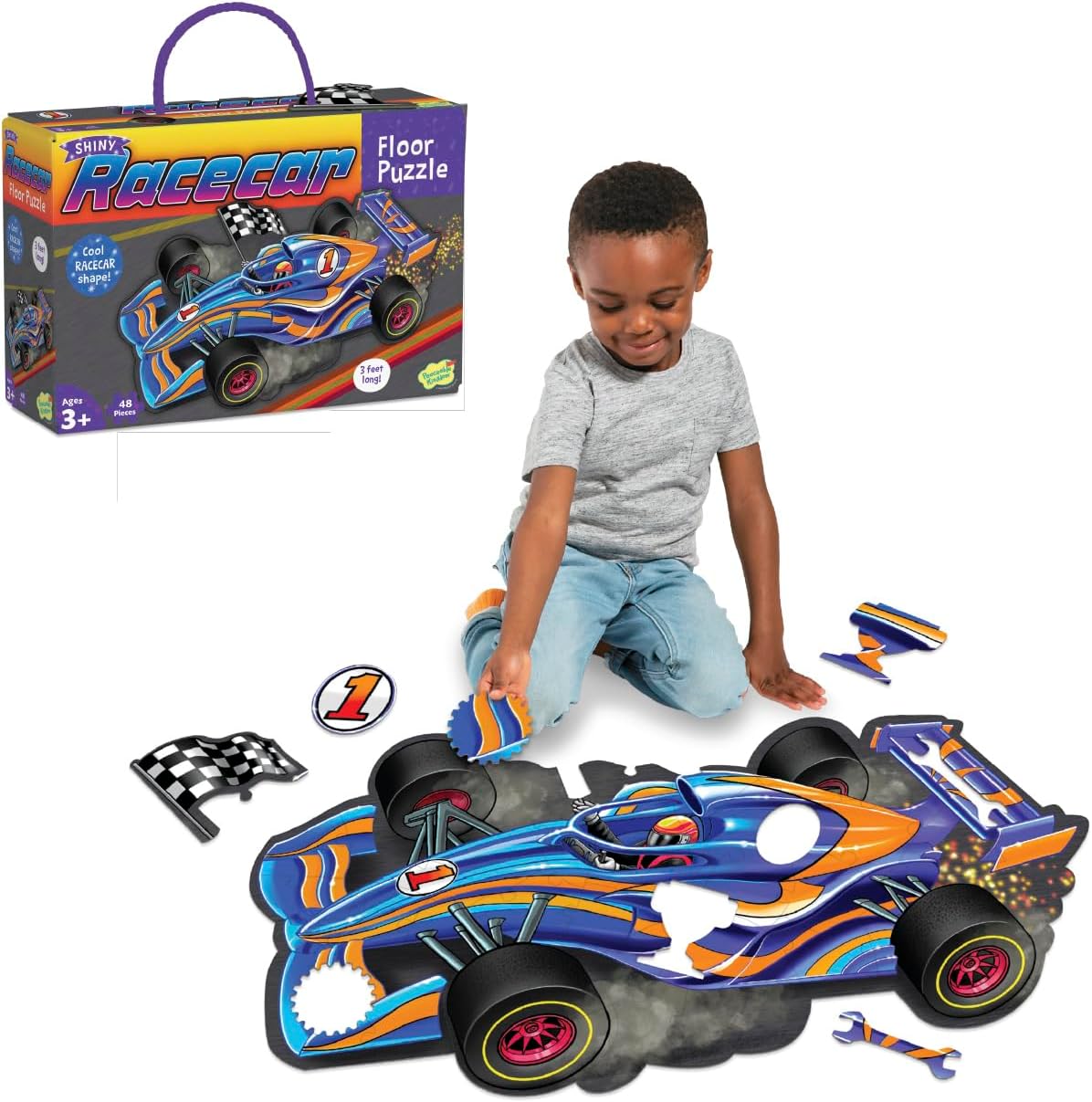 FLOOR PUZZLE RACECAR