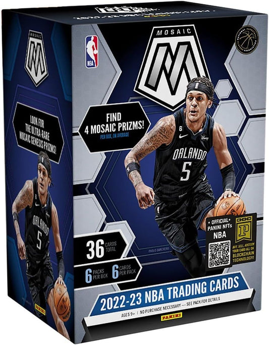 2022/23 Panini Mosaic Basketball 6-Pack Blaster Box