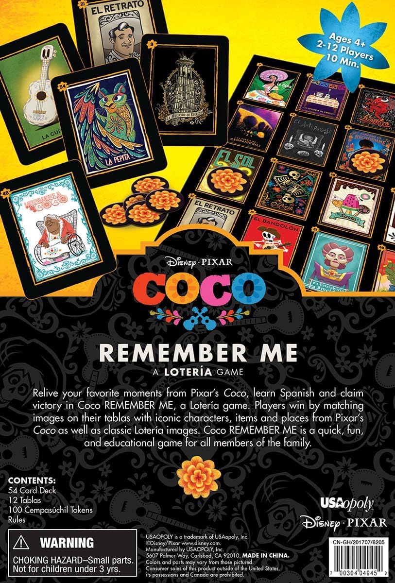 LOTERIA COCO REMEMBER ME