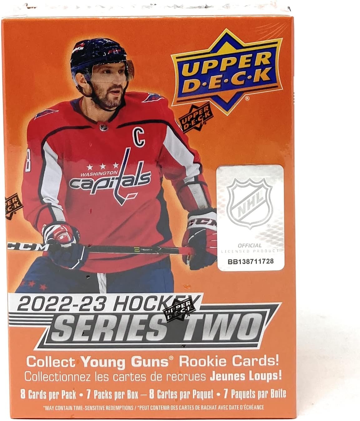 2022/23 Upper Deck Series 2 Hockey 7-Pack Blaster Box