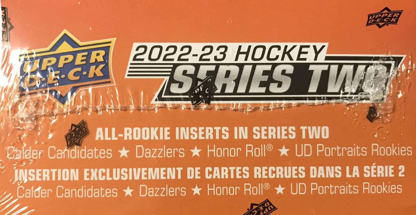 2022/23 Upper Deck Series 2 Hockey Retail 24-Pack Box