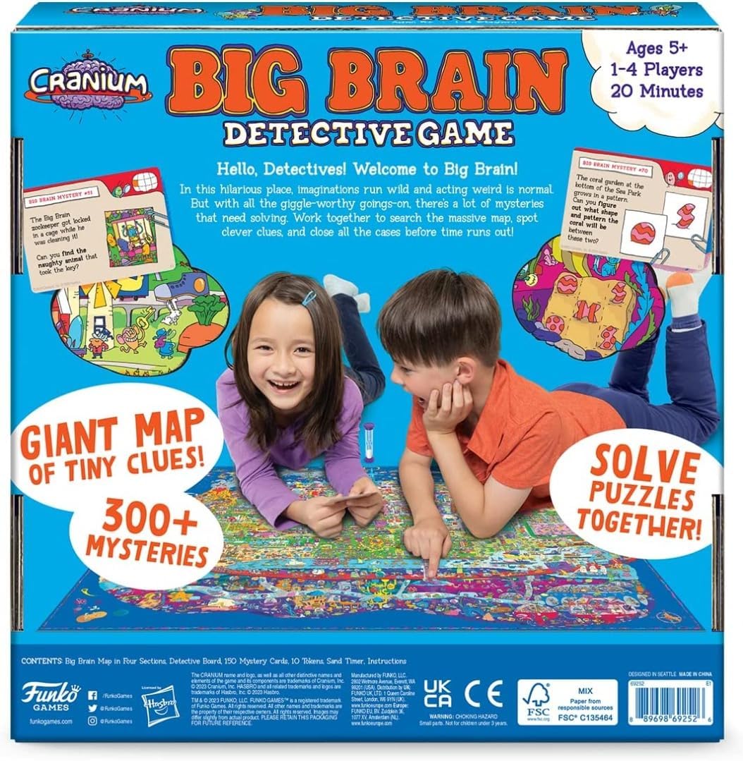 CRANIUM BIG BRAIN DETECTIVE GAME