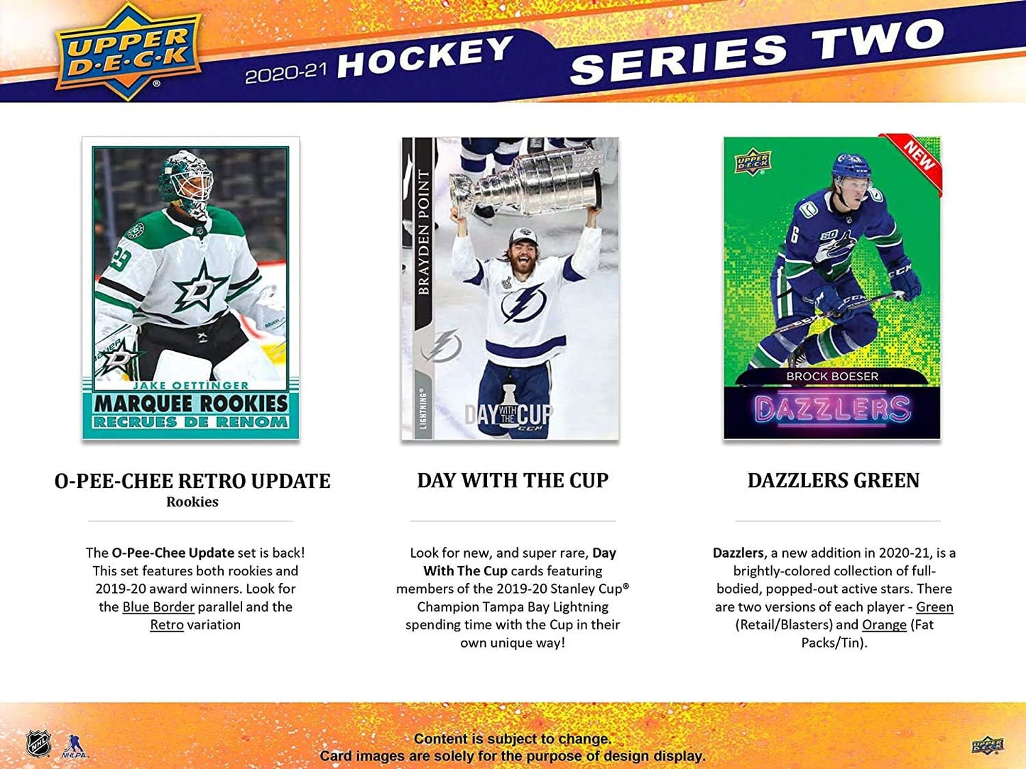 2020/21 Upper Deck Series 2 Hockey 7-Pack Blaster Box