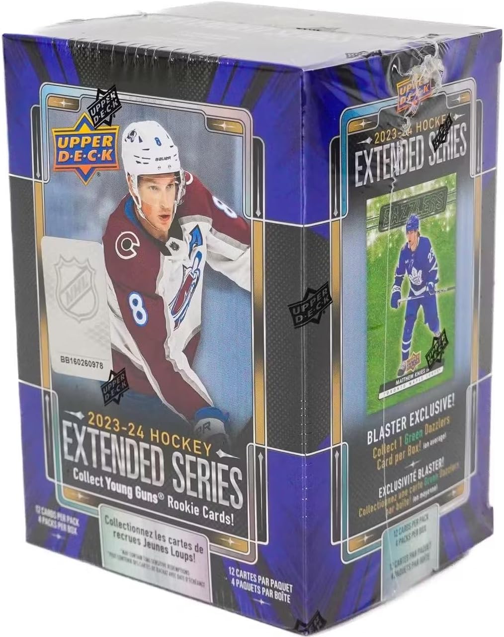 2023/24 Upper Deck Extended Series Hockey 4-Pack Blaster Box