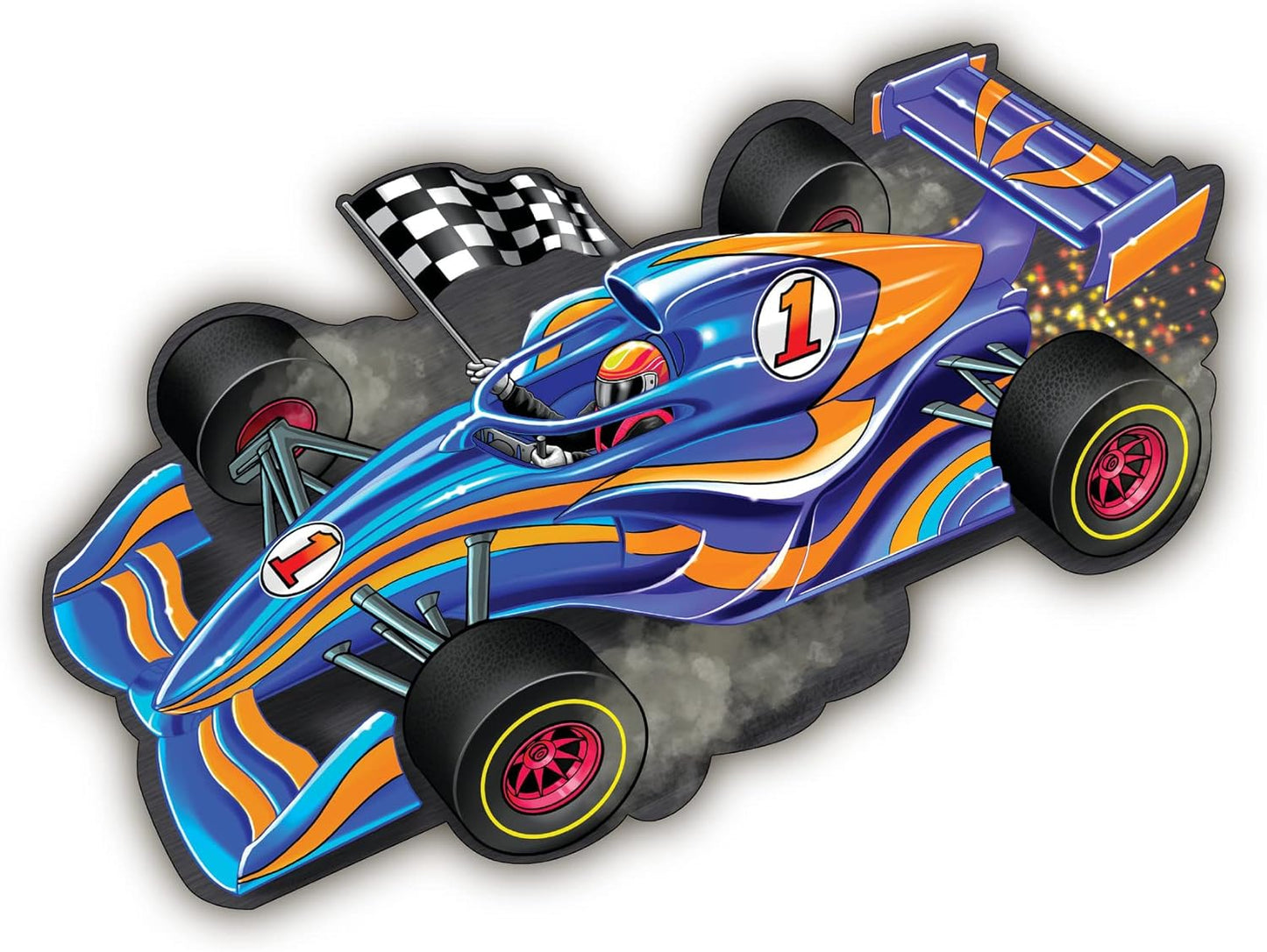 FLOOR PUZZLE RACECAR