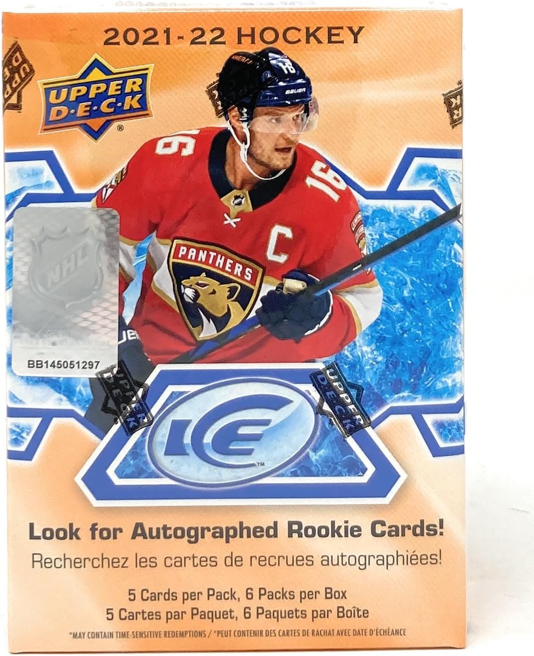 2021/22 Upper Deck Ice Hockey 6-Pack Blaster Box