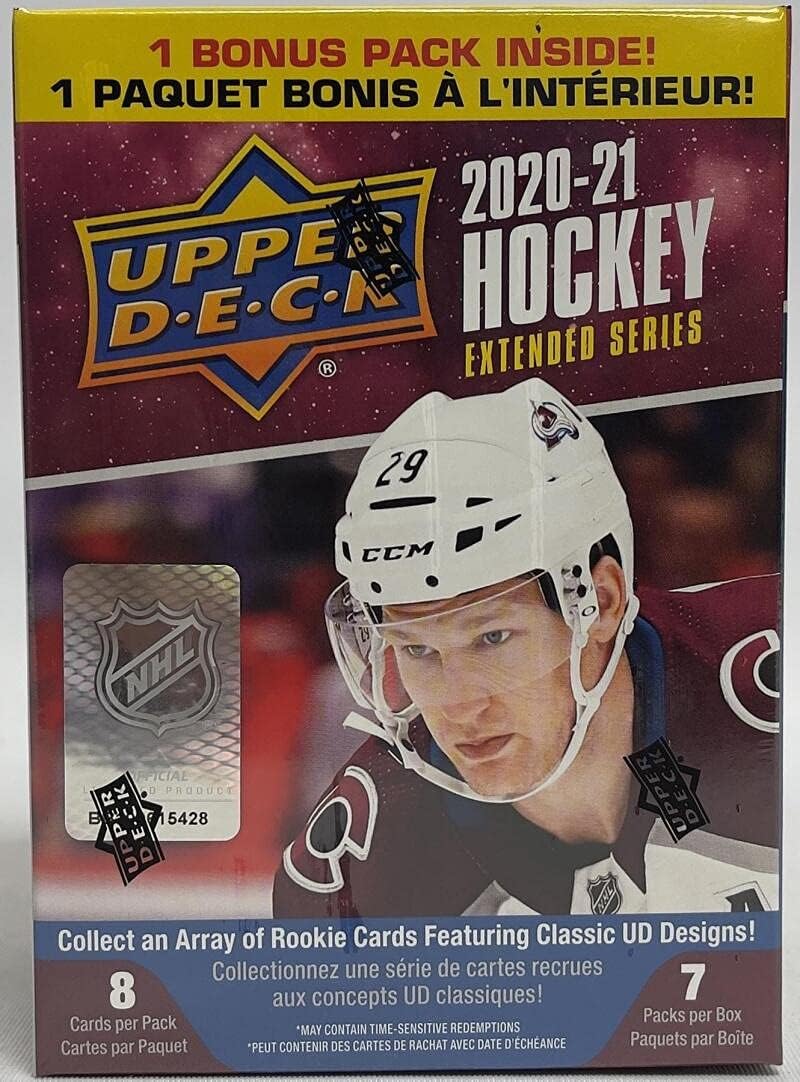 2020/21 Upper Deck Extended Series Hockey 7-Pack Blaster Box