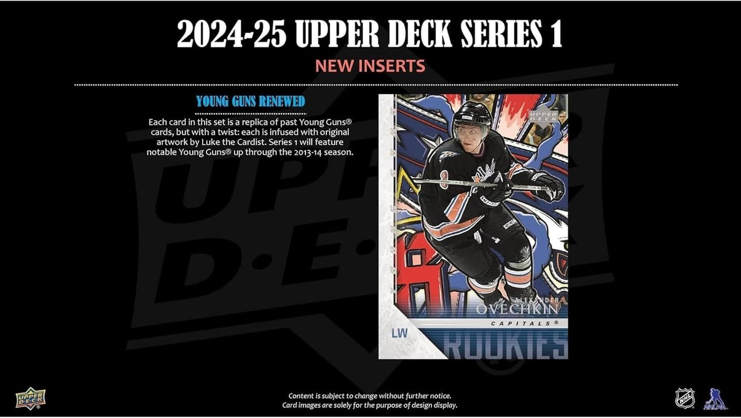 2024/25 Upper Deck Series 1 Hockey 4-Pack Blaster Box