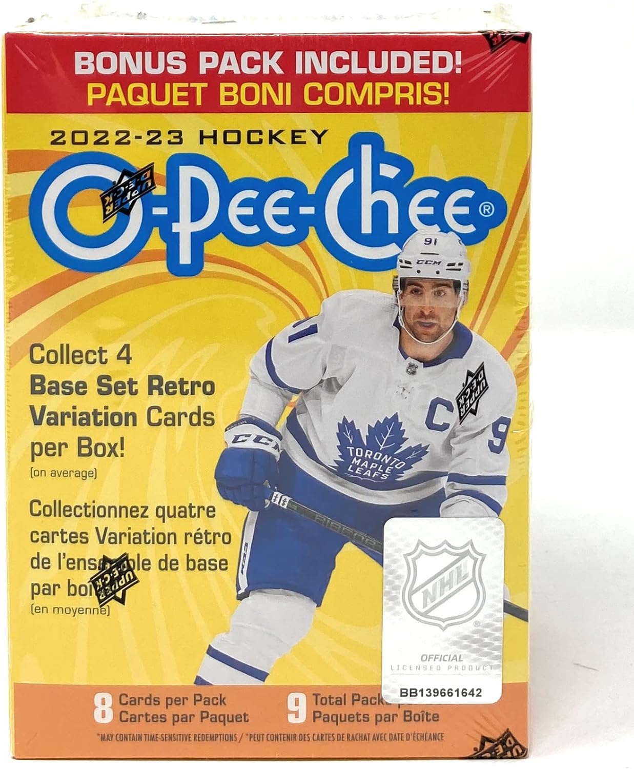 2022/23 Upper Deck O-Pee-Chee Hockey 8-Pack Blaster Box