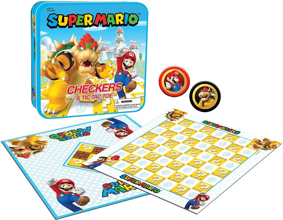 CHECKERS SUPER MARIO VS BOWSER BOX