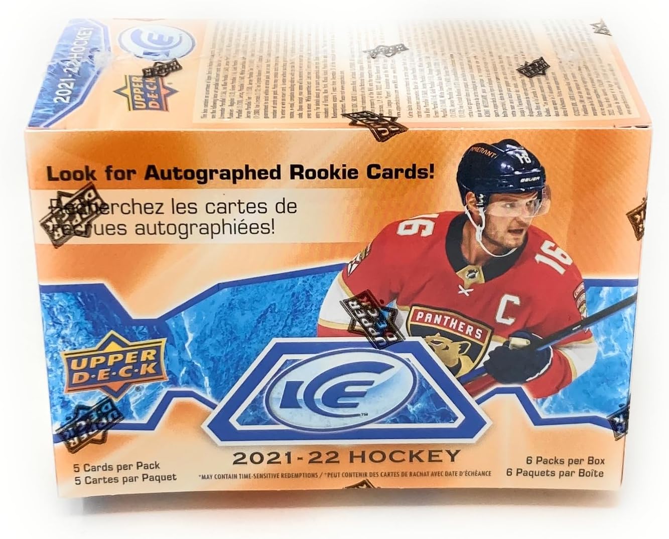 2021/22 Upper Deck Ice Hockey 6-Pack Blaster Box