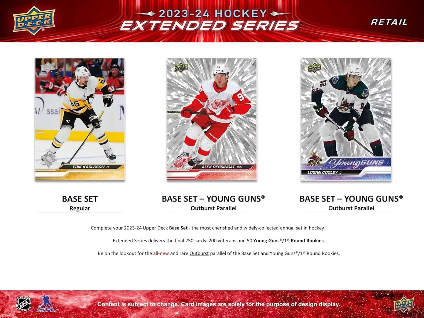 2023/24 Upper Deck Extended Series Hockey 4-Pack Blaster Box