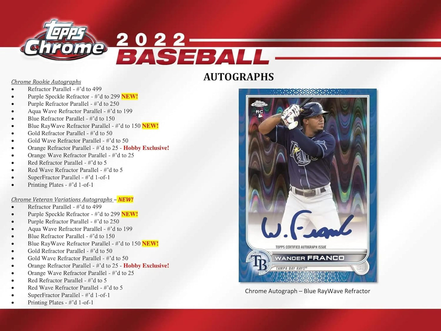 2022 Topps Chrome Baseball Mega Box