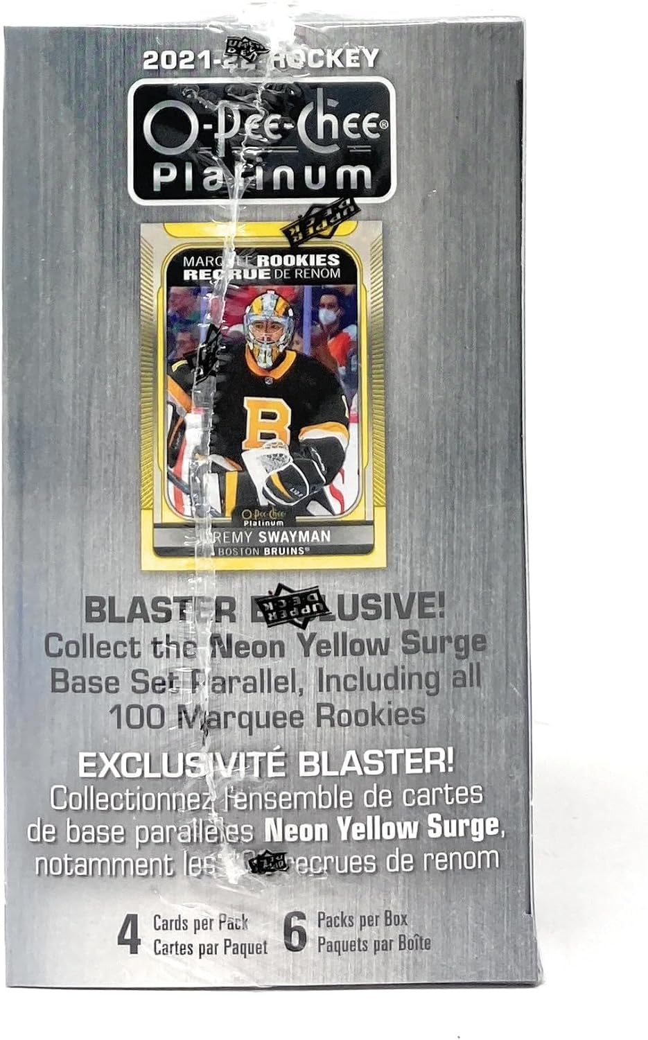 2021/22 Upper Deck O-Pee-Chee Platinum Hockey 6-Pack Blaster Box