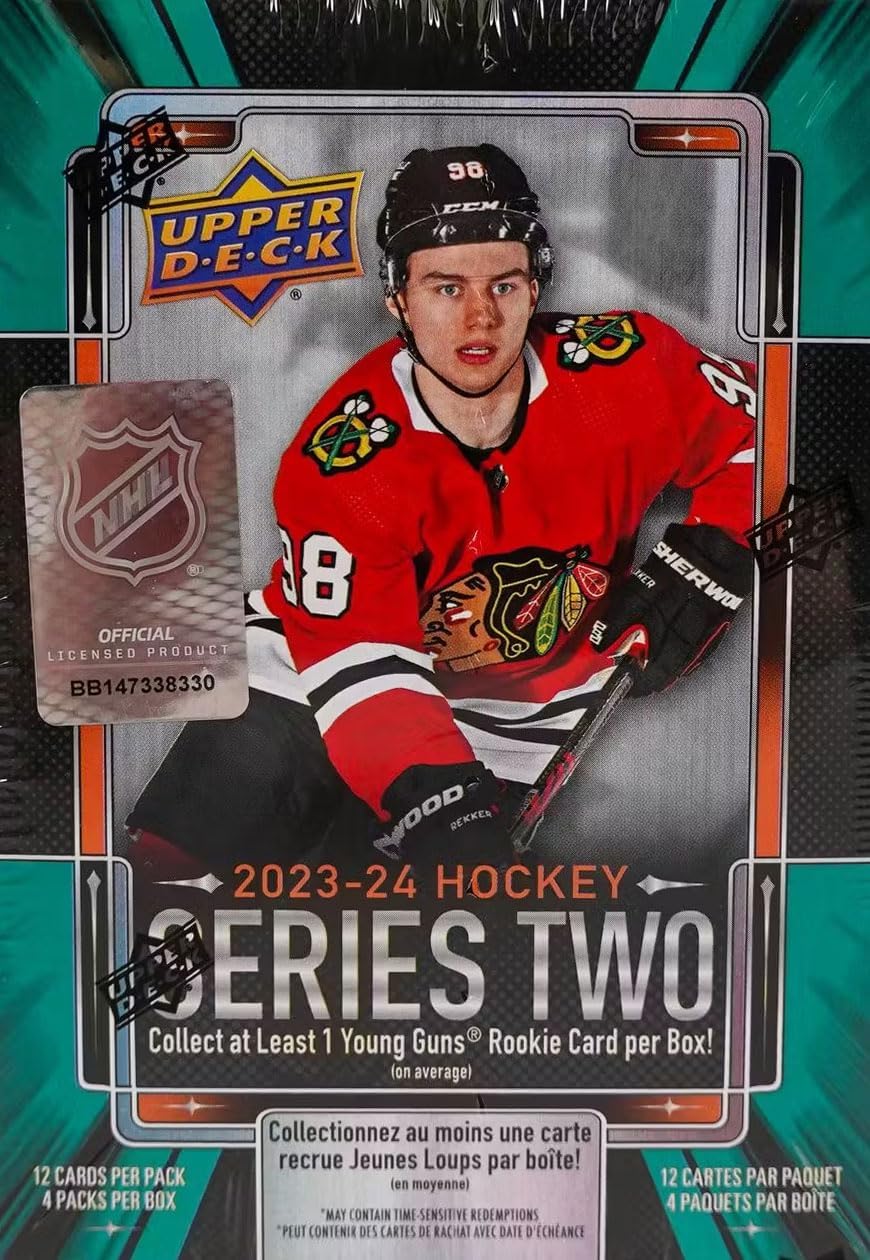 2023/24 Upper Deck Series 2 Hockey 4-Pack Blaster Box