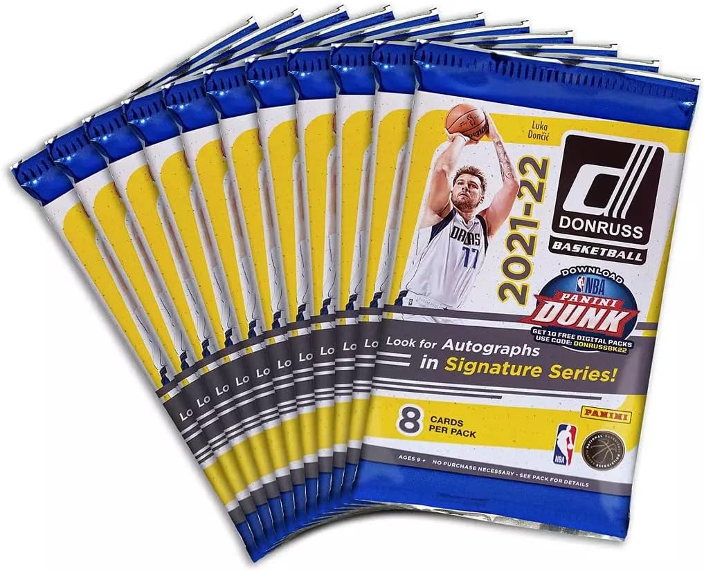 2021/22 Panini Donruss Basketball 11-Pack Blaster Box