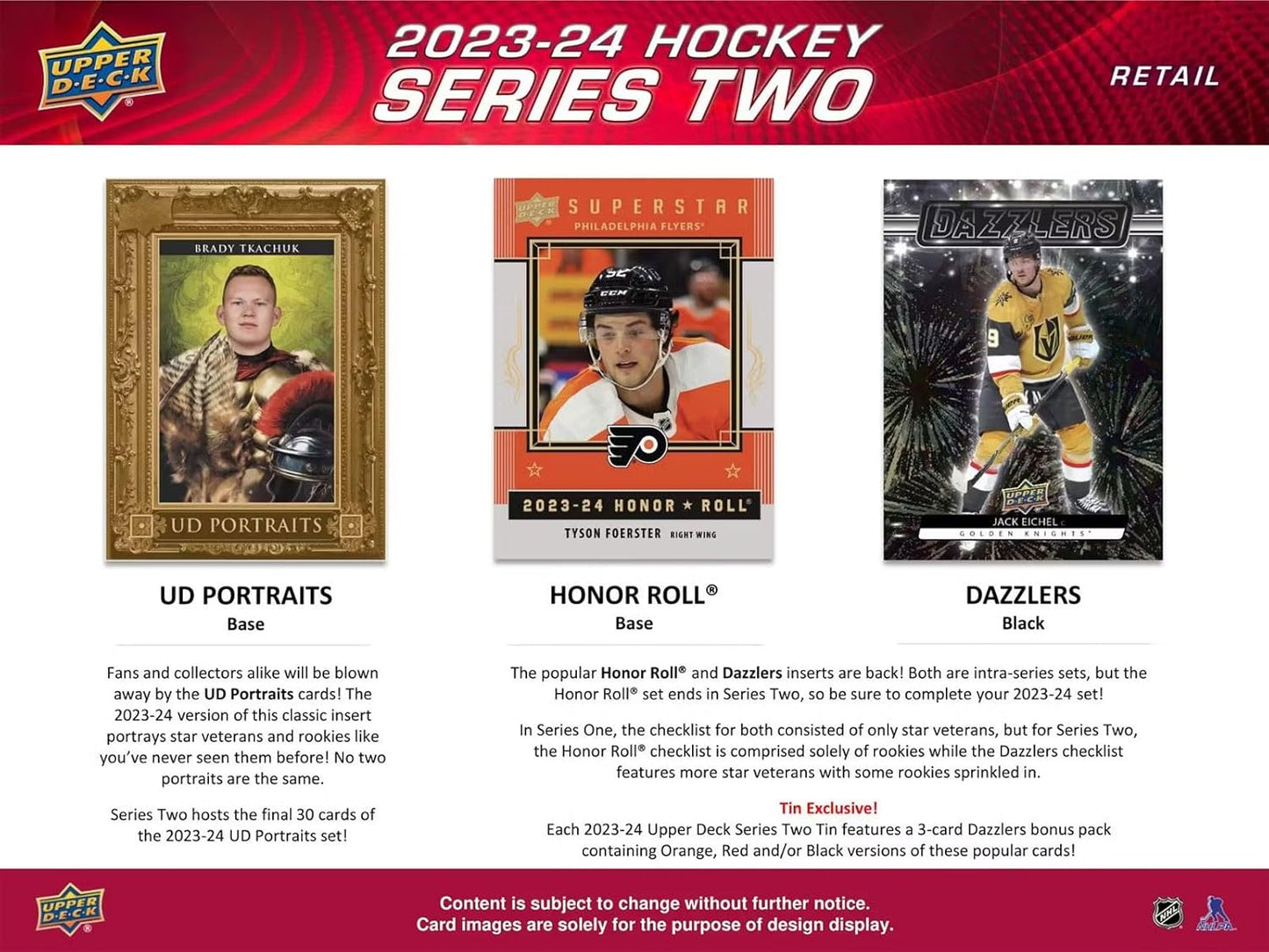 2023/24 Upper Deck Series 2 Hockey 4-Pack Blaster Box