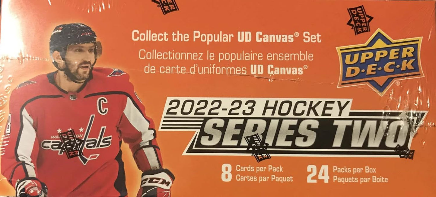 2022/23 Upper Deck Series 2 Hockey Retail 24-Pack Box