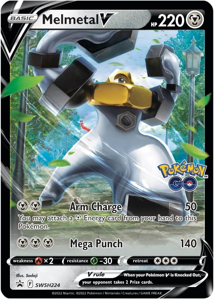 Pokémon TCG: Pokémon GO Melmetal V Battle Deck (60 Cards, Ready to Play)