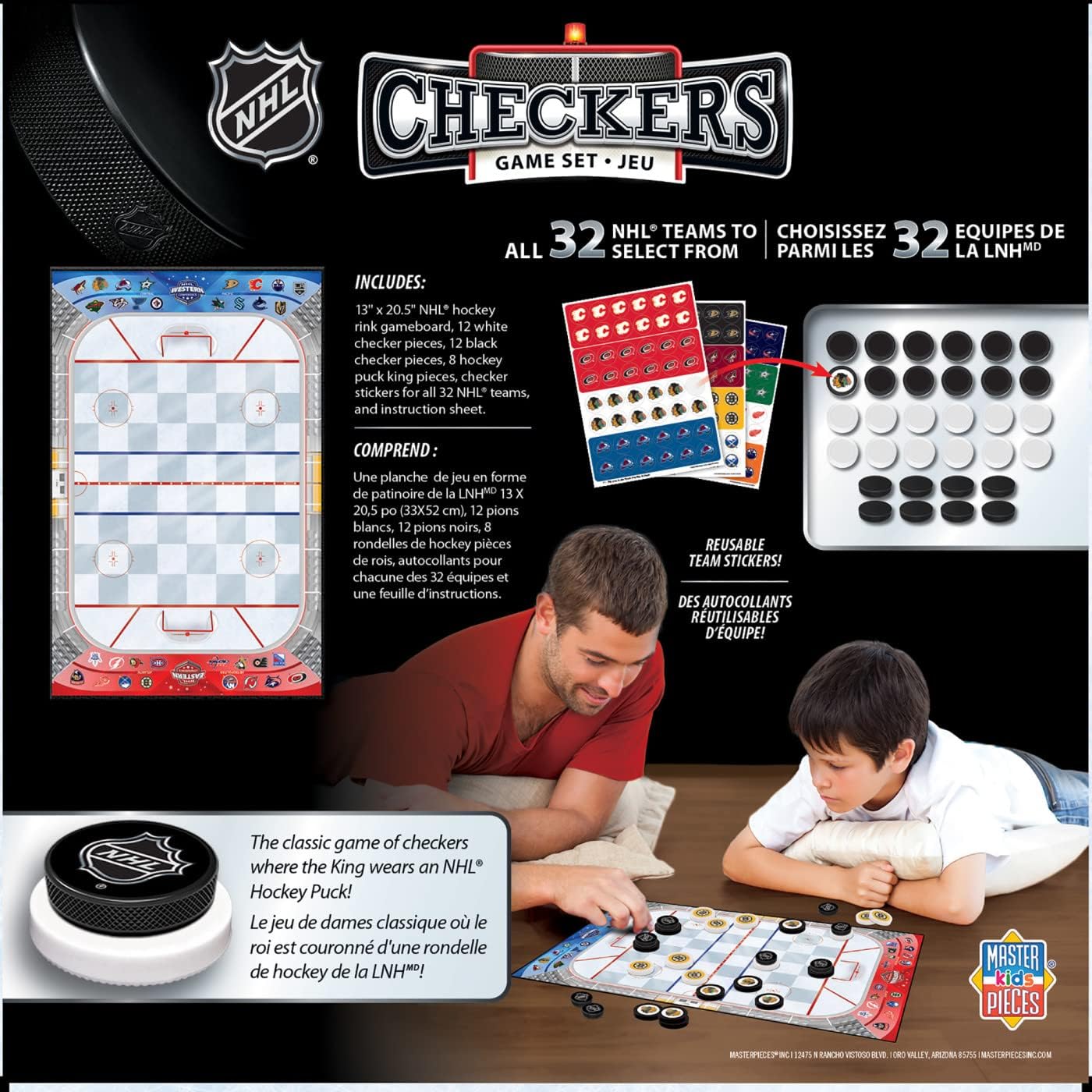 NHL LEAGUE CHECKERS