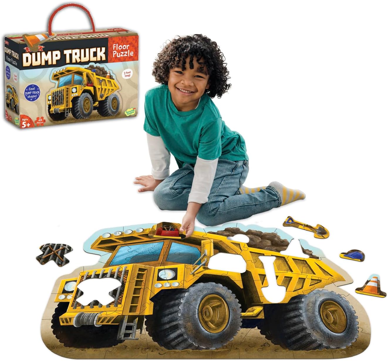 FLOOR PUZZLE DUMP TRUCK