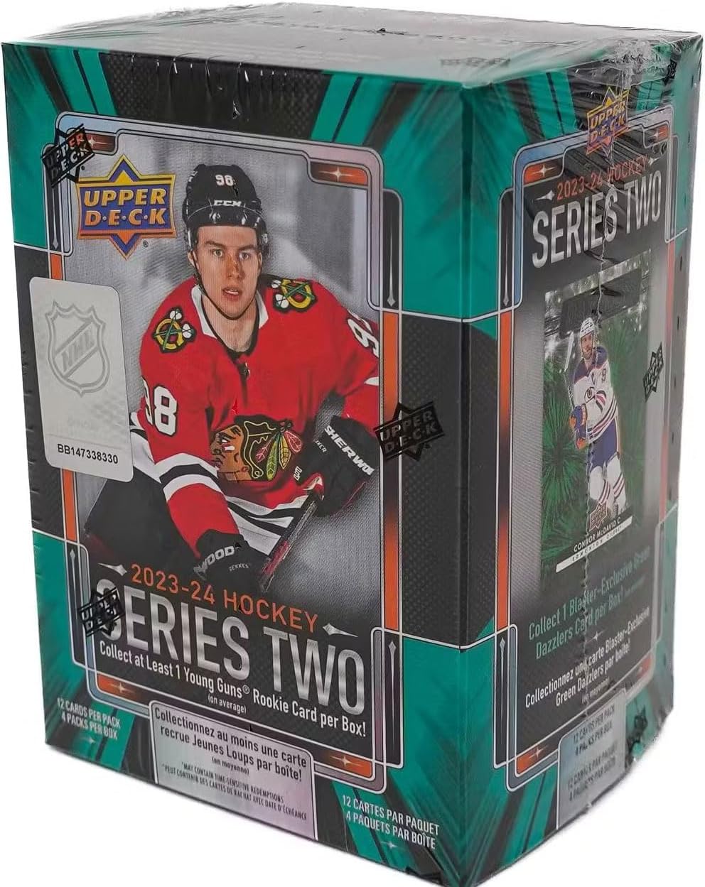 2023/24 Upper Deck Series 2 Hockey 4-Pack Blaster Box