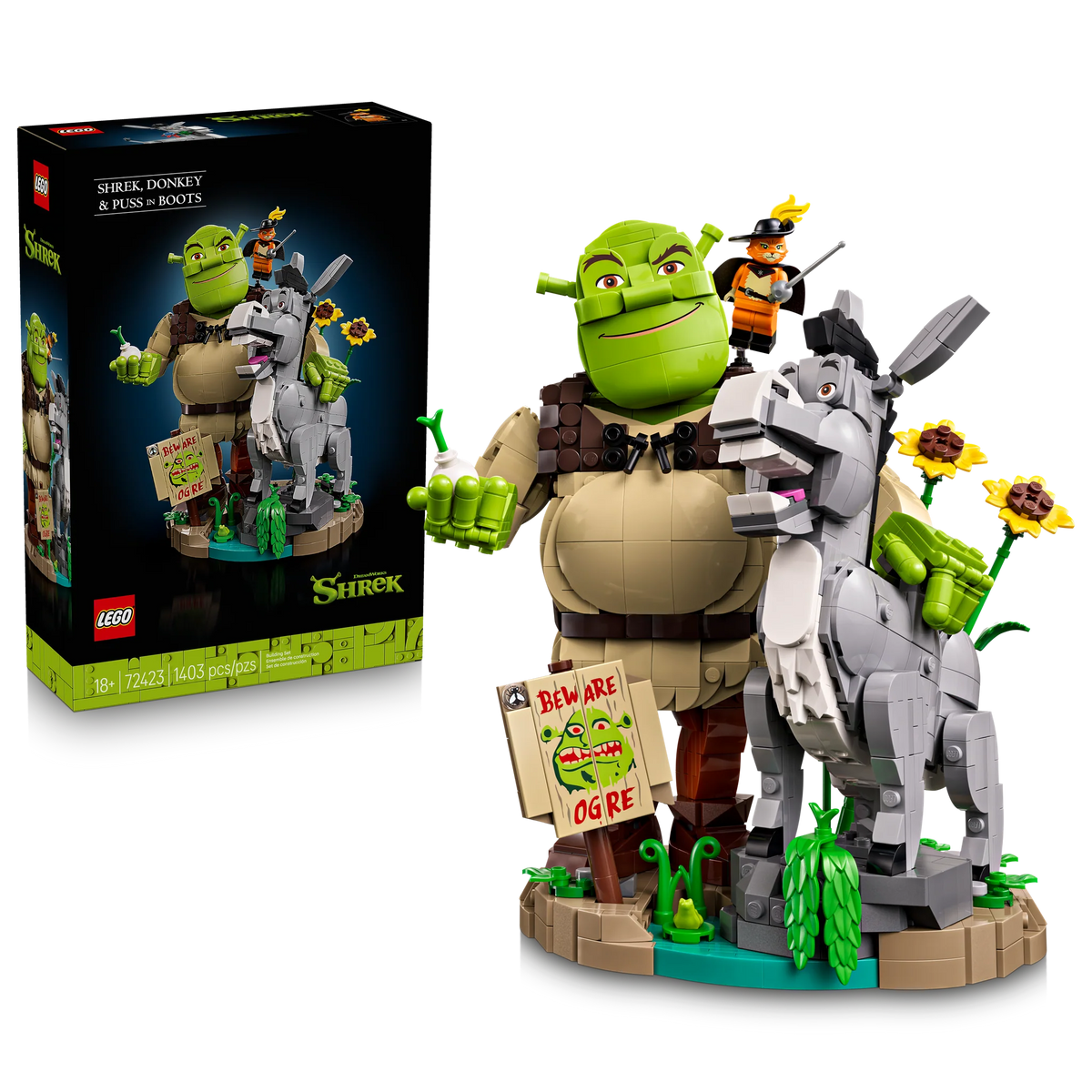LEGO® Shrek, Donkey & Puss in Boots - 72423