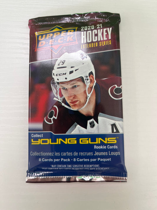 2020-21 upper deck hockey extended series single pack