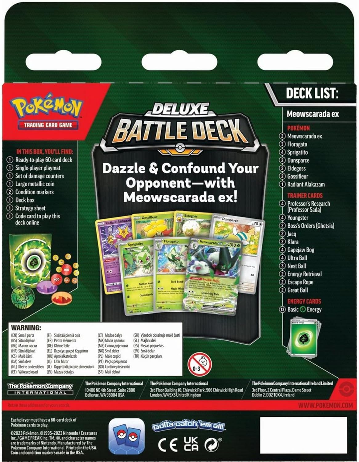 POKEMON TCG: Deluxe Battle Deck: Meowscarada