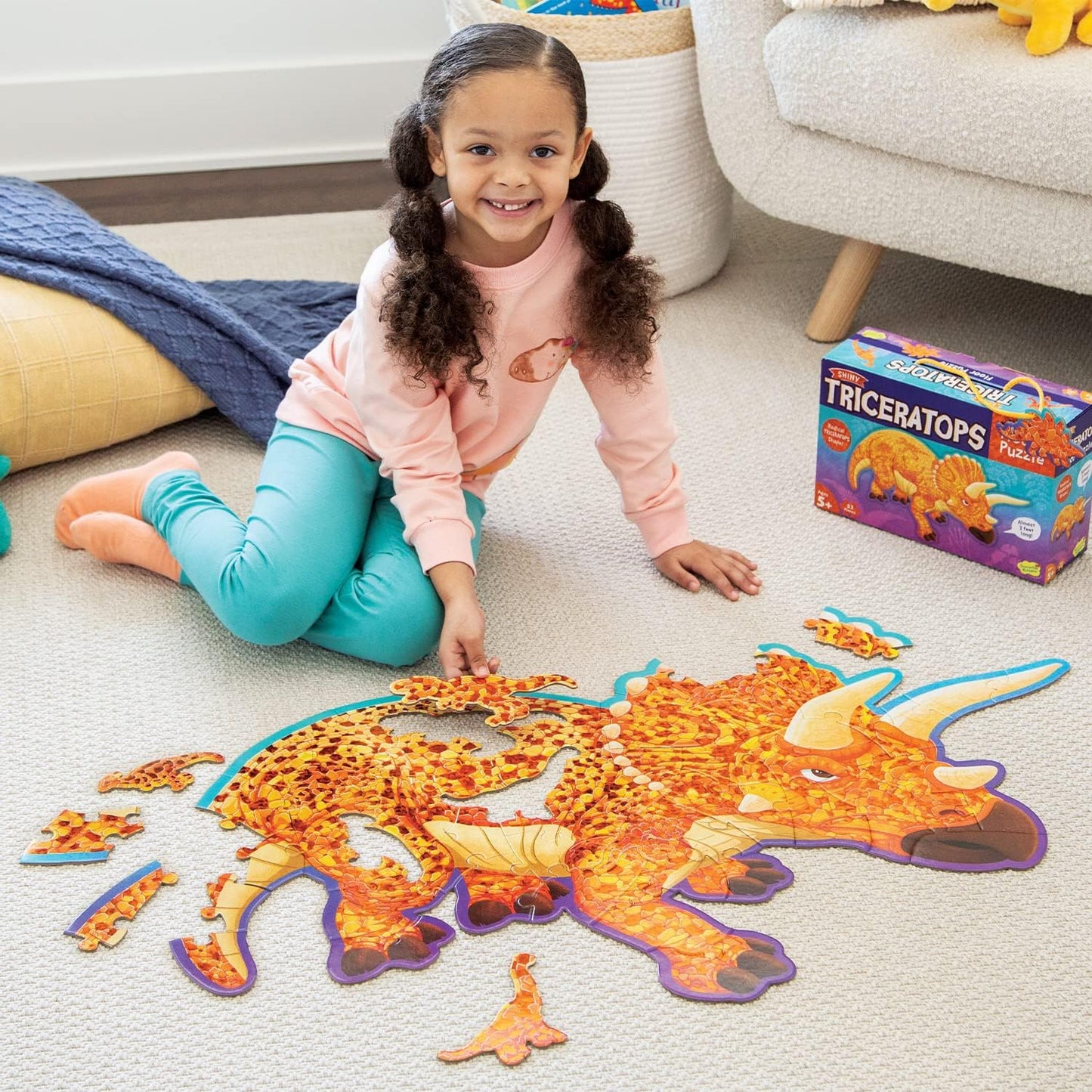 FLOOR PUZZLE TRICERATOPS