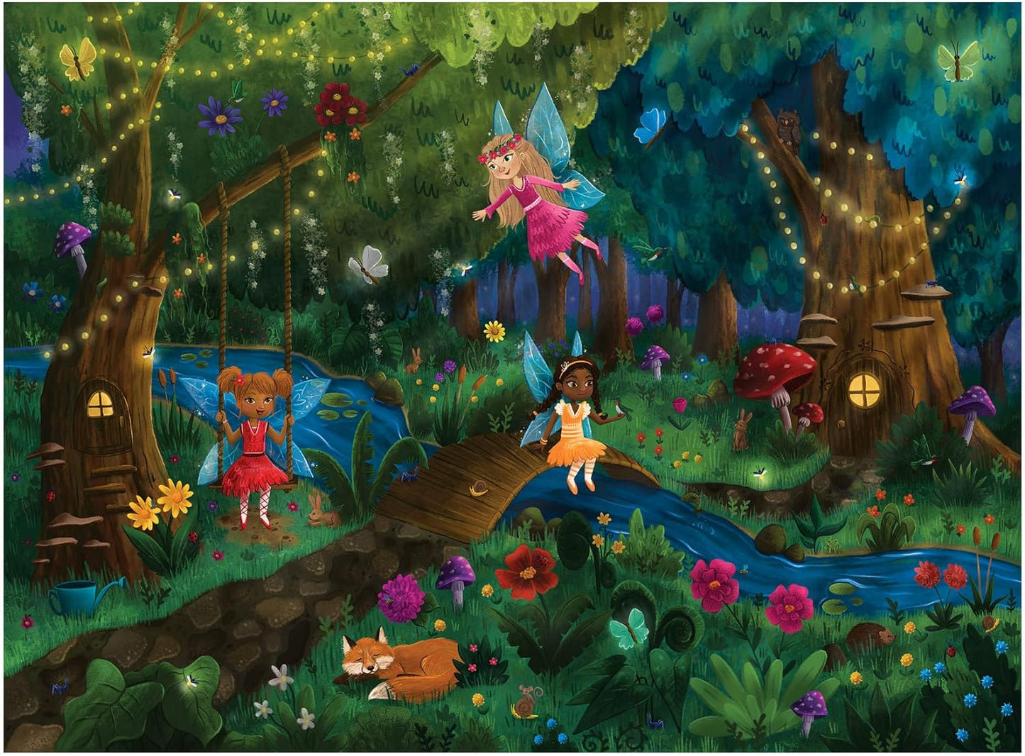 SEEK & FIND GLOW PUZZLE TWILIGHT FAIRIES