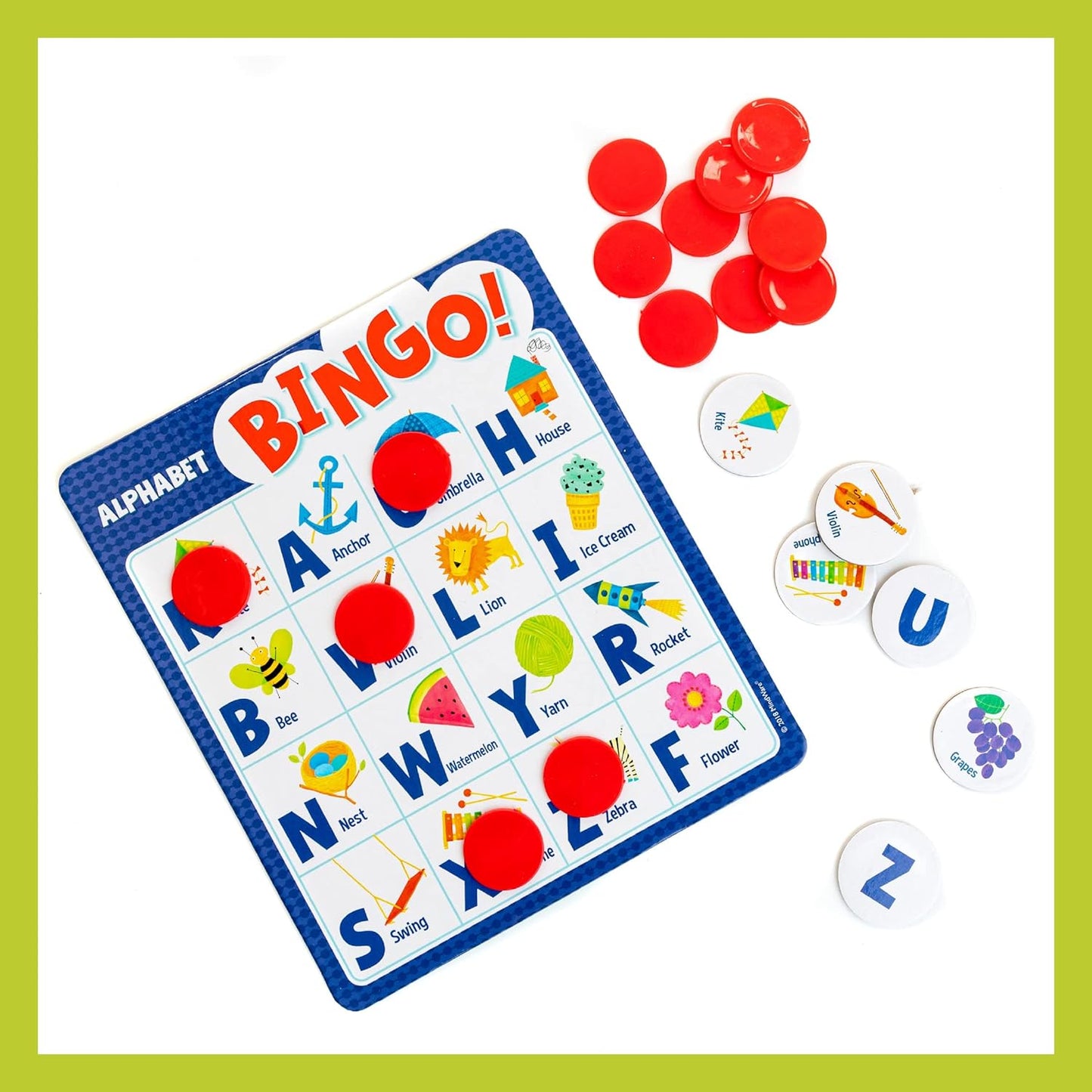 ALPHABET BINGO BOARD GAME