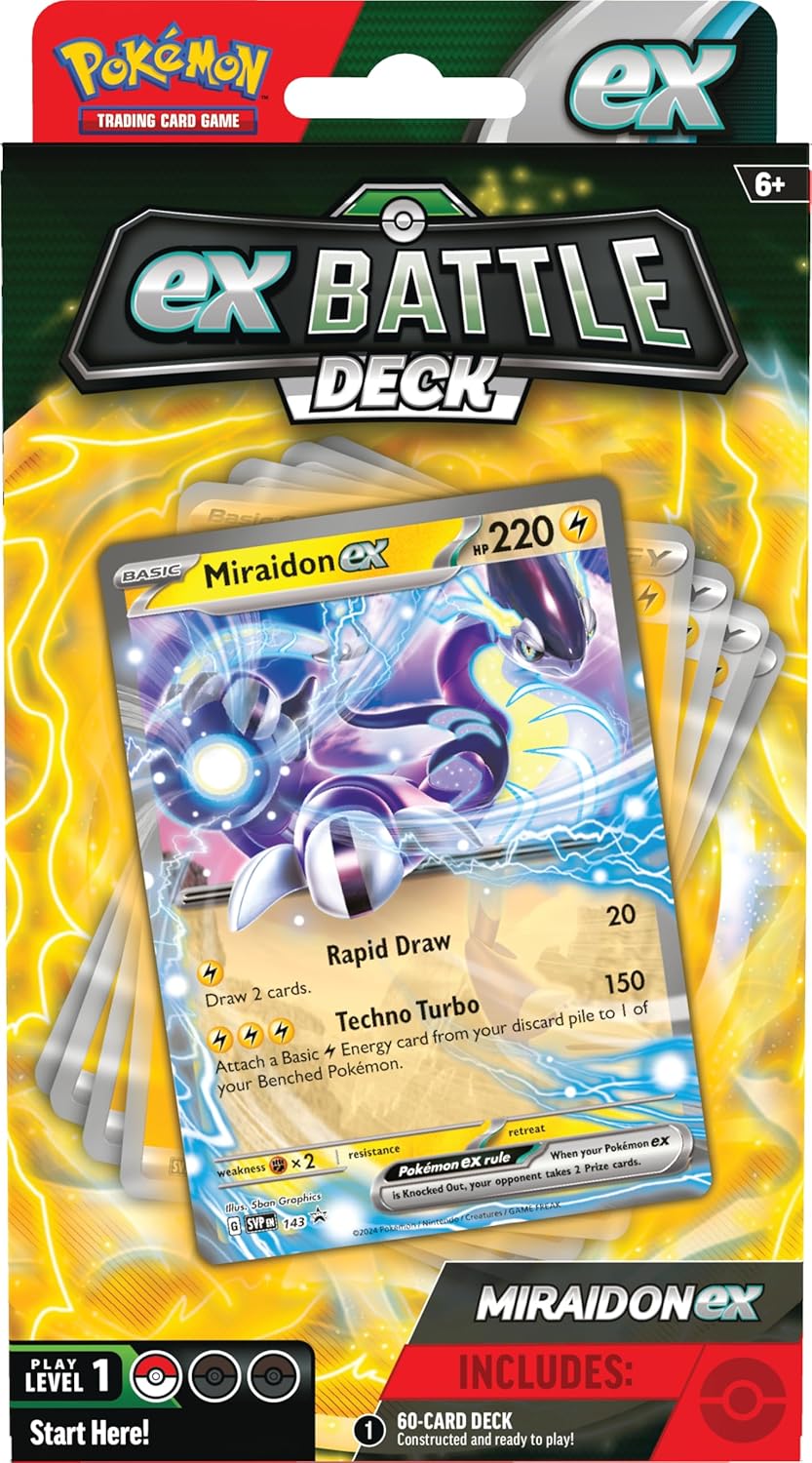 Pokémon TCG: Miraidon ex Battle Deck