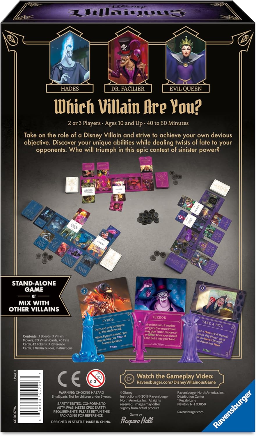 Ravensburger Disney Villainous: Wicked to The Core Strategy Board Game