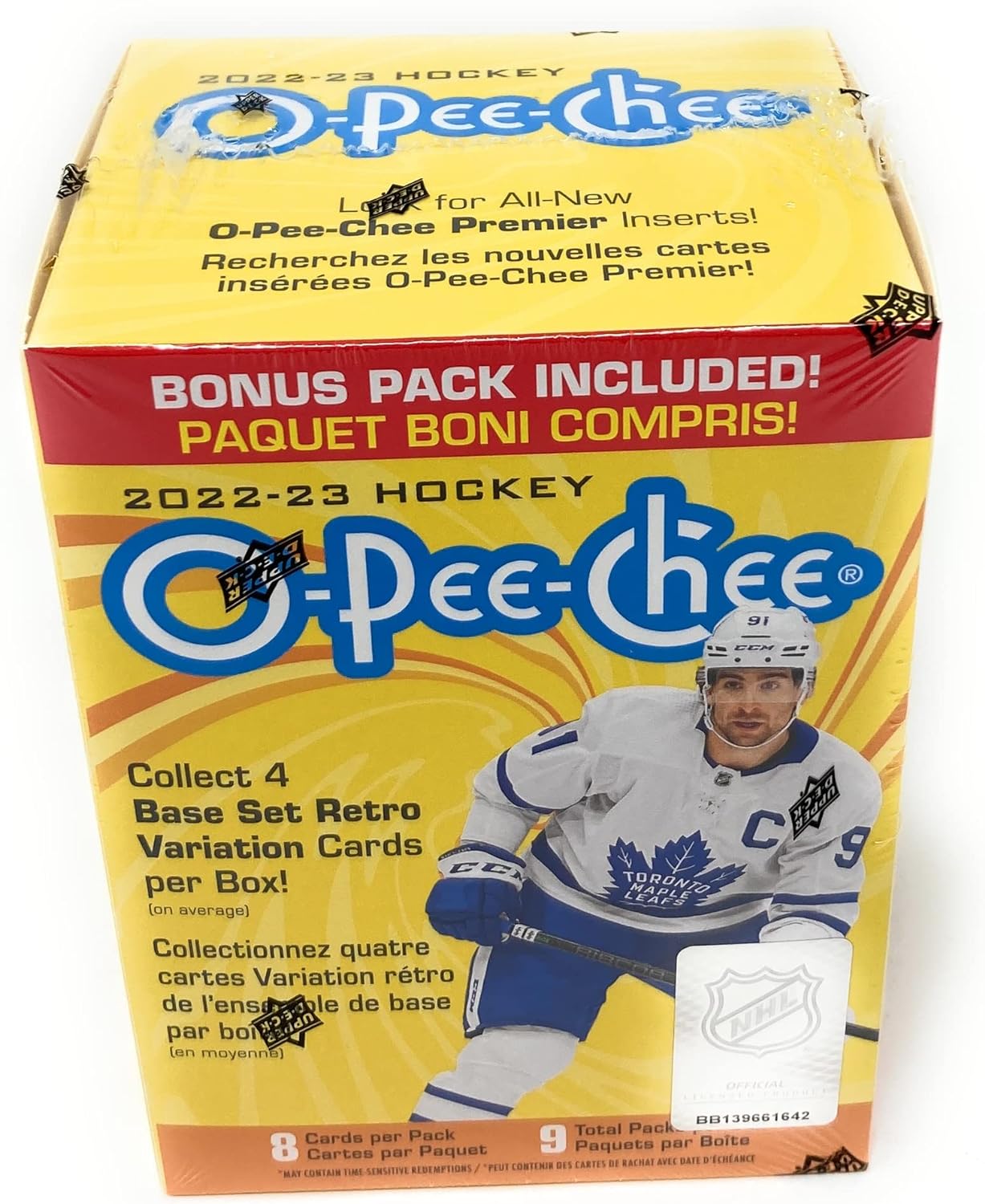 2022/23 Upper Deck O-Pee-Chee Hockey 8-Pack Blaster Box