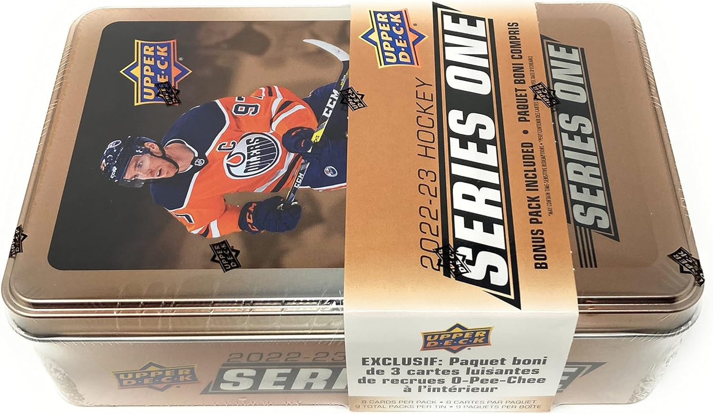 2022/23 Upper Deck Series 1 Hockey Tin